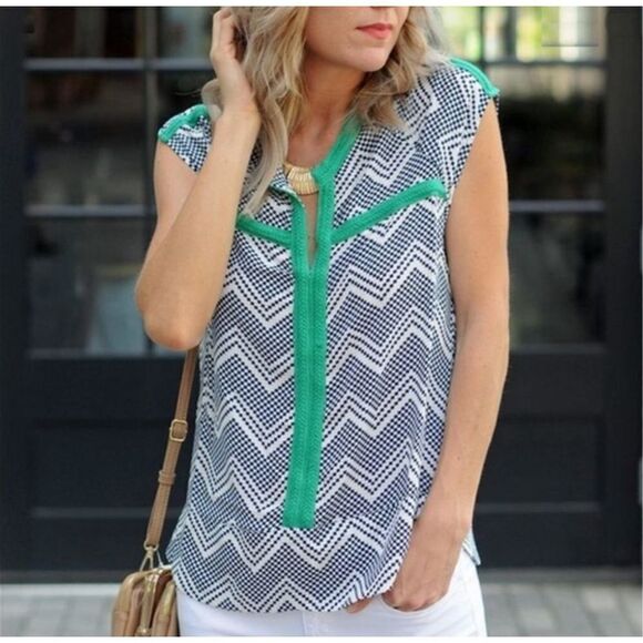 Collective Concepts Cap Short Sleeve
Blouse Top Size Small - Picture 1 of 8